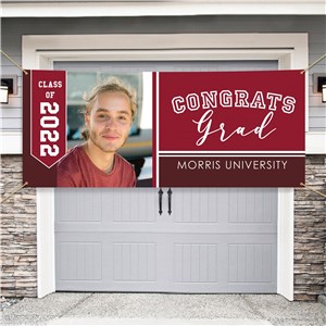 Personalized Congrats Graduation Garage Door Banner