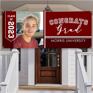 Personalized Congrats Graduation Garage Door Banner