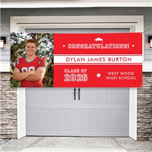 Personalized Congratulations with Stripe Banner