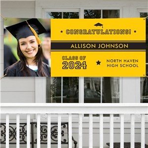 Personalized Congratulations with Stripe Banner