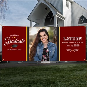 Personalized Congrats Graduate Banner
