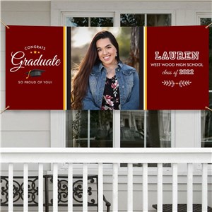 Personalized Congrats Graduate Banner