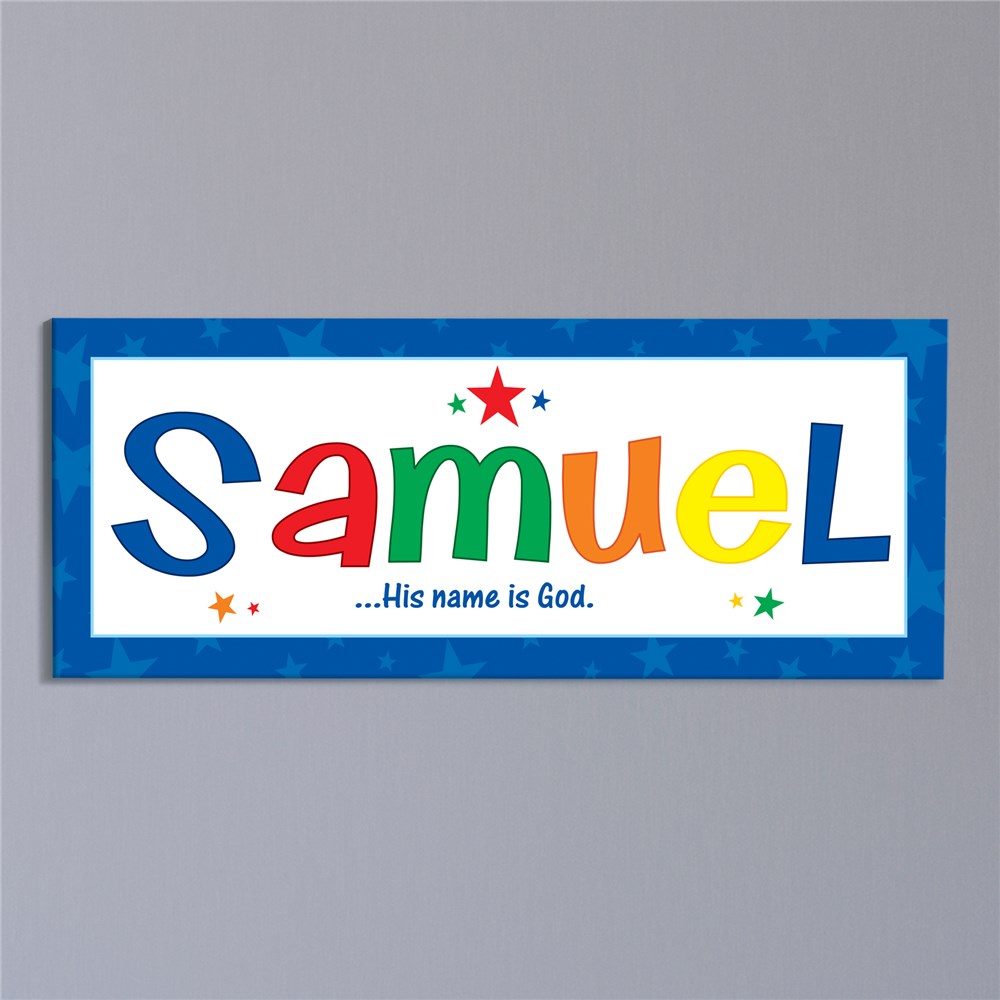 Name Meaning Wall Canvas GiftsForYouNow