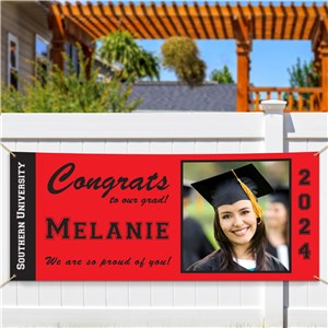 Personalized Congrats to Our Grad Banner