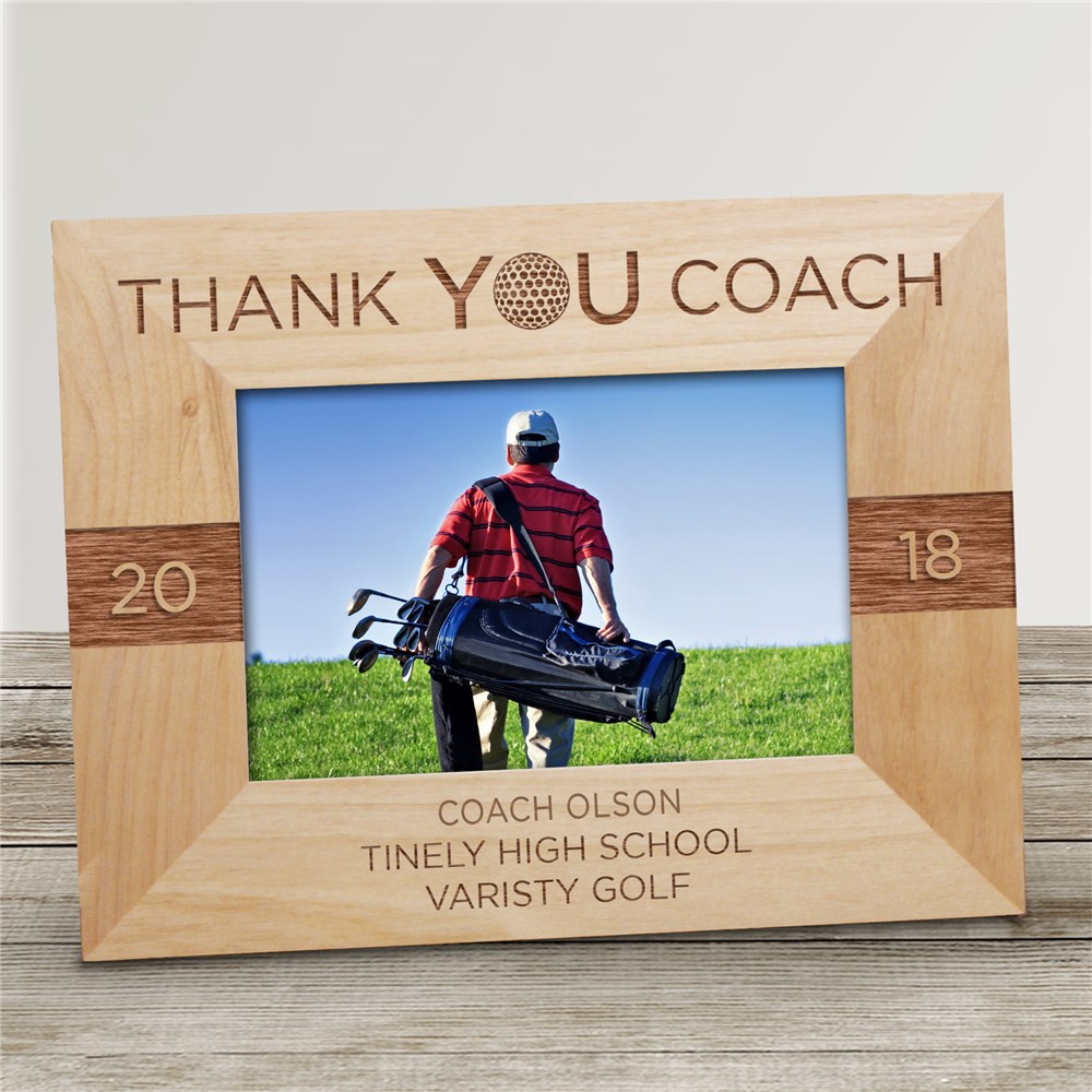 Thank You Coach Personalized Picture Frame GiftsForYouNow