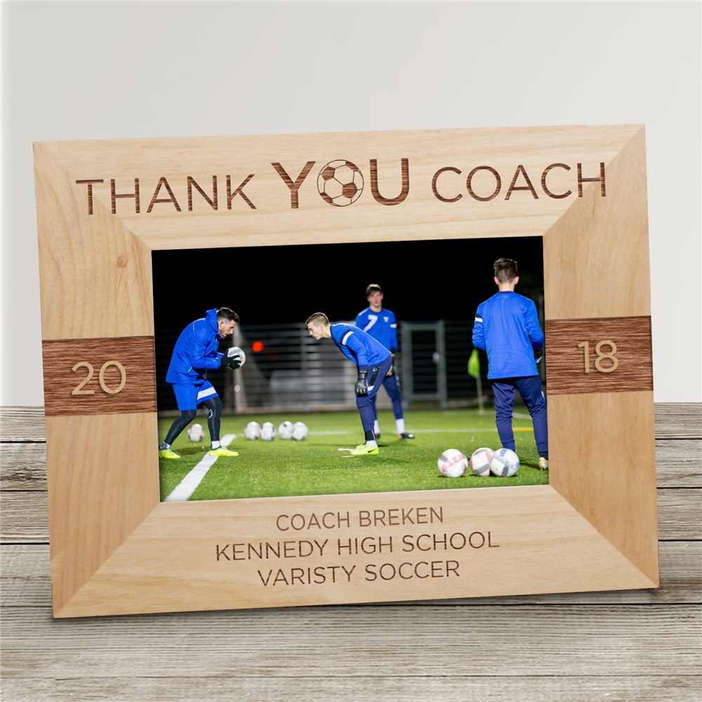 Thank You Coach Personalized Picture Frame GiftsForYouNow