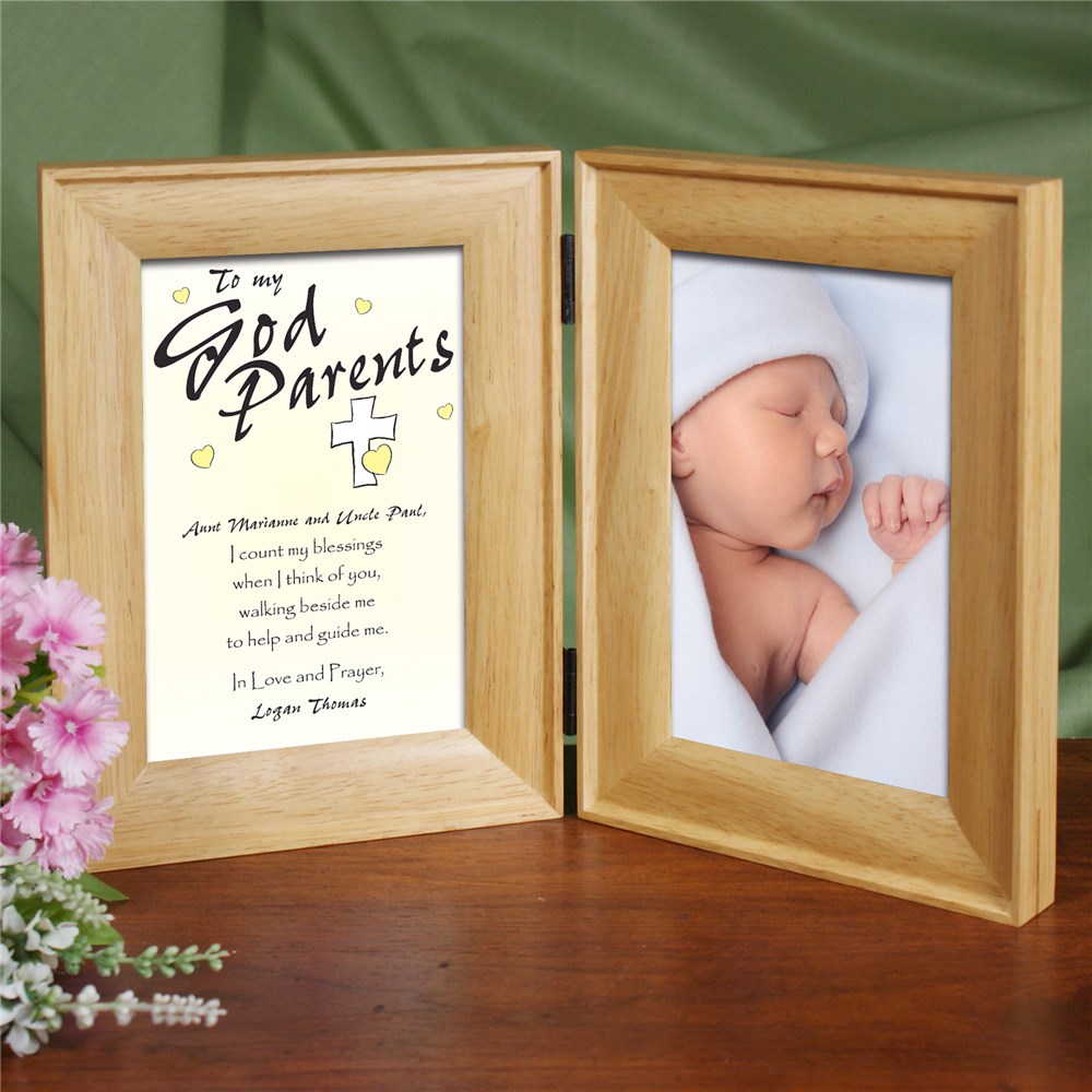 Personalized Godparent Picture Frame - Count My Blessings | Personalized Picture Frames