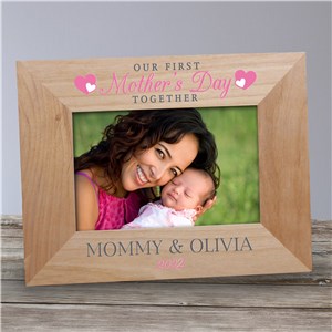 Personalized First Mother's Day Photo Frame