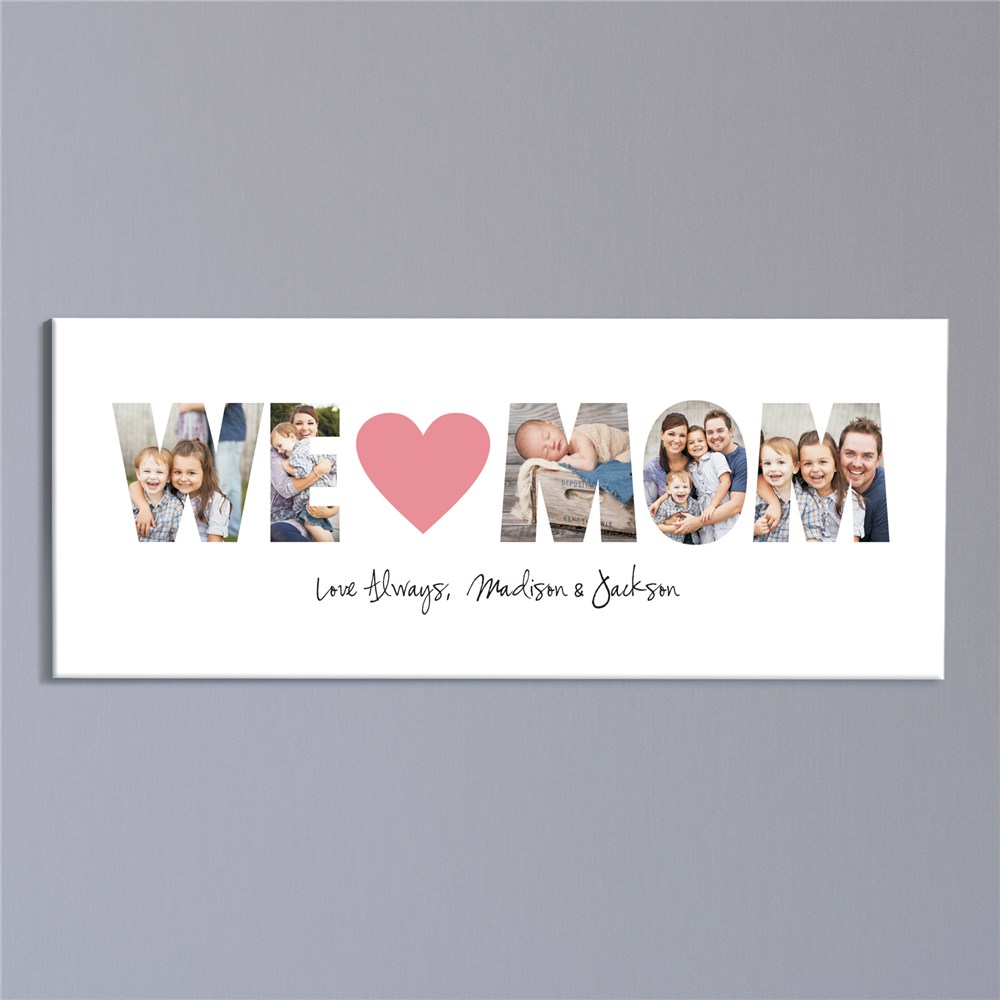 MOTHERS DAY HEART PHOTO CANVAS GIFT IN MANY SIZES DESIGNS COLLAGES & GIFTS