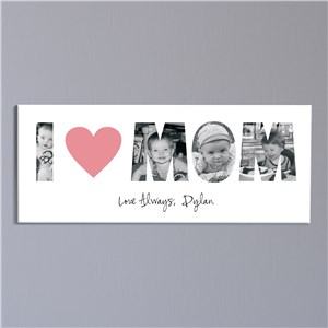 I Love You Photo Canas | Personalized Wall Art