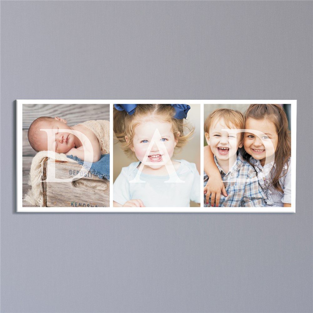 DAD Photo Canvas | Personalized Fathers Day Gift