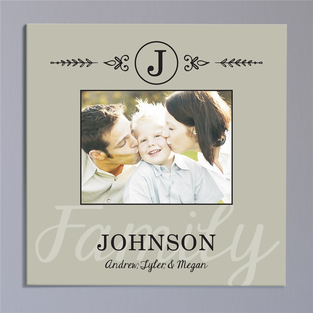 Family Photo Personalized Wall Canvas | Gifts for Housewarming