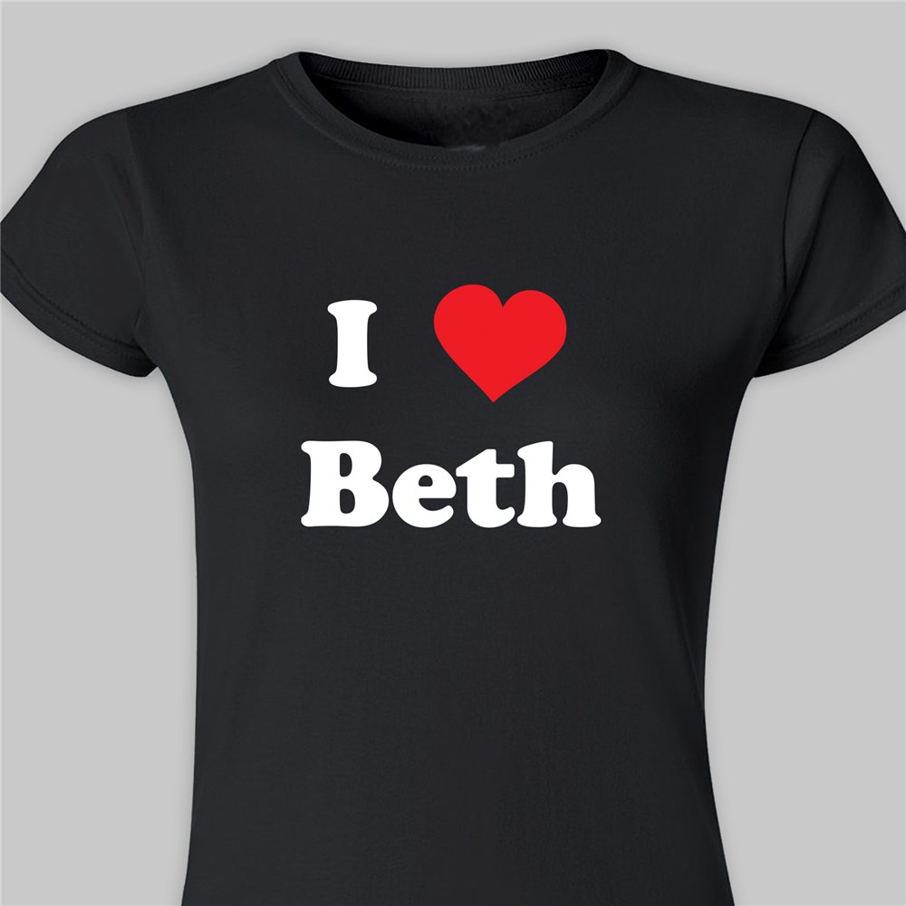 I Heart Shirt Template