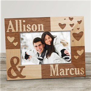 Just the Two of Us Wood Picture Frame | Personalized Valentines Frames