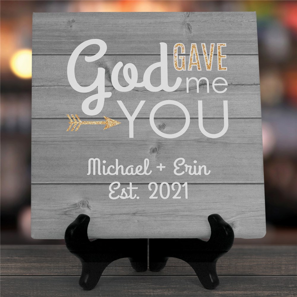 God Gave Me You Personalized Canvas GiftsForYouNow