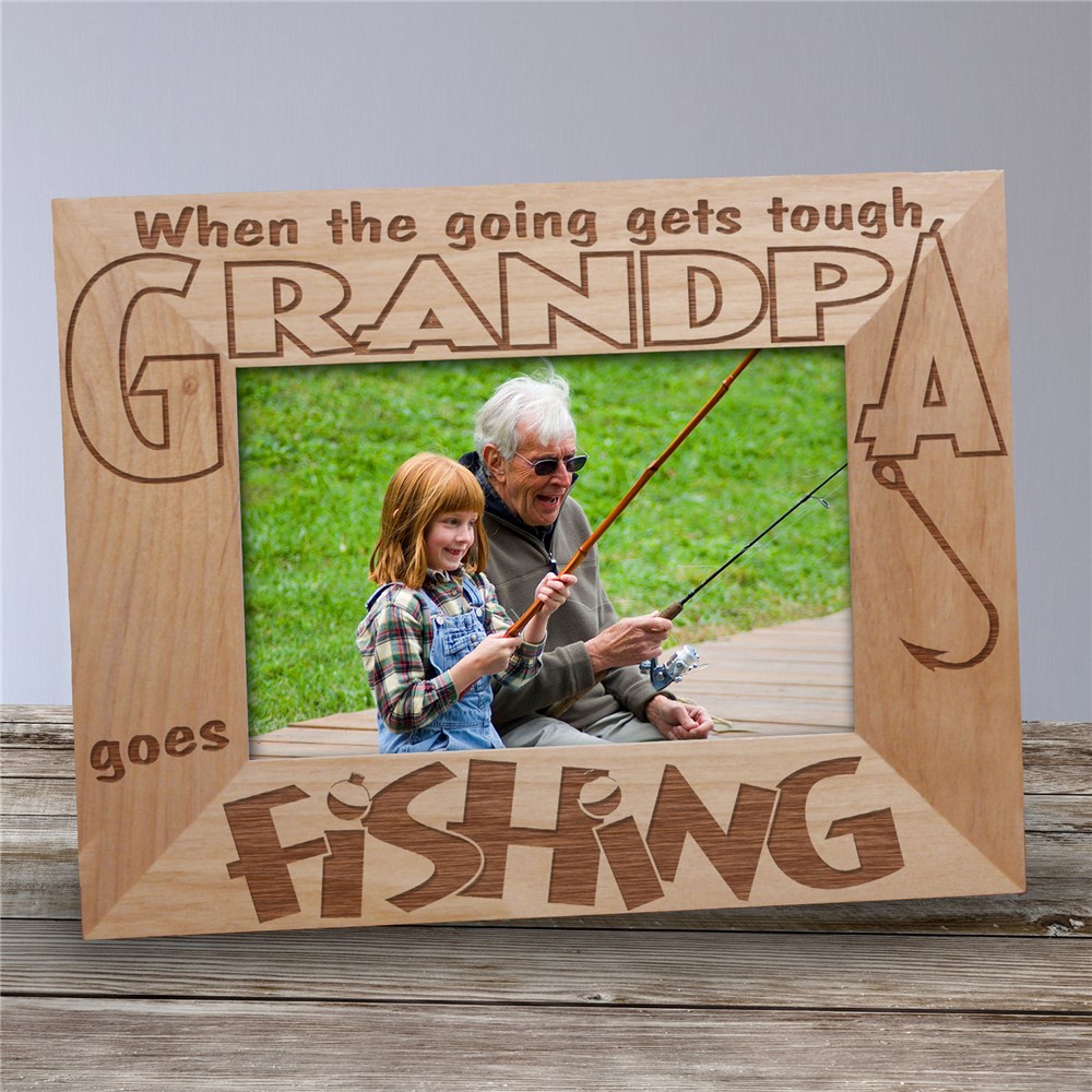 Personalized Fishing Photo Frame GiftsForYouNow