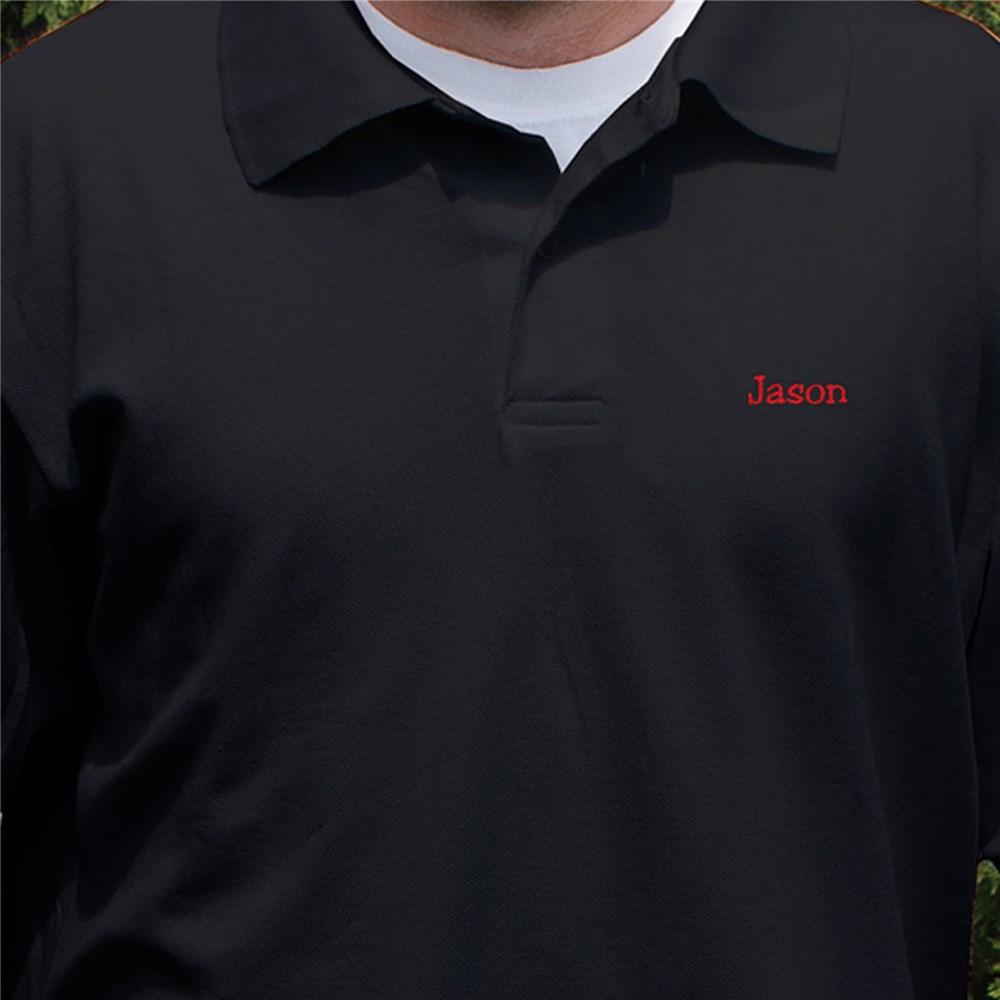 Embroidered Any Name Polo Shirt | Personalized Father's Day Shirt