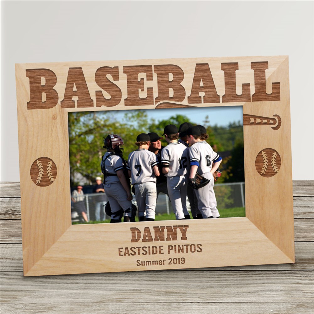 Personalized Baseball Picture Frame
