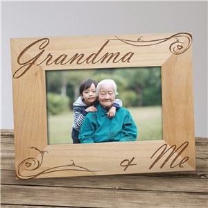 Personalized Grandma and Me Picture Frame