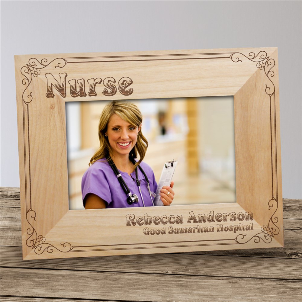 Personalized Nurse Picture Frame GiftsForYouNow