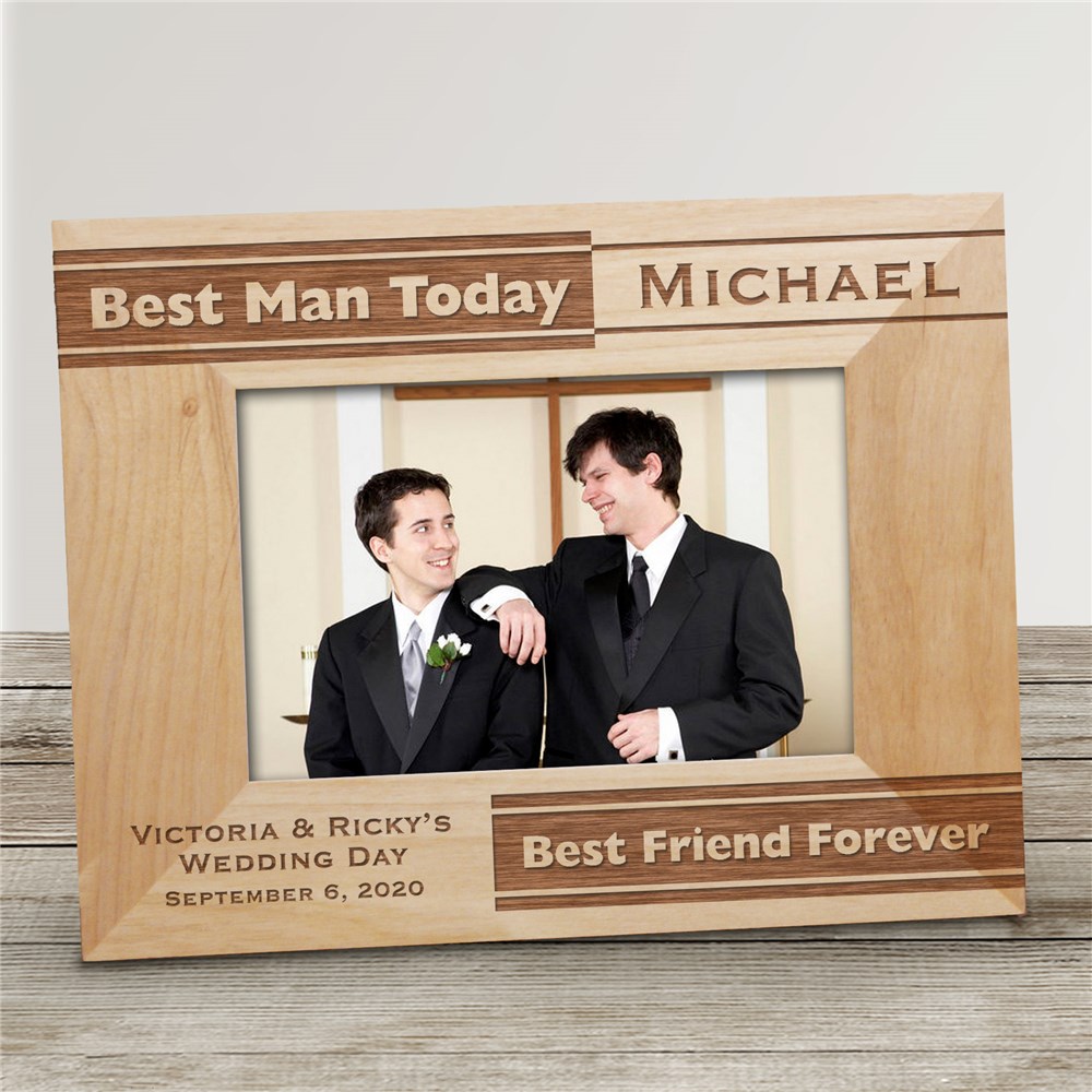 Personalized Best Man Picture Frame GiftsForYouNow
