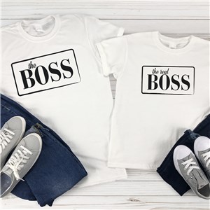 Mommy And Me Matching T-Shirts | Boss Mama and Mini Shirts
