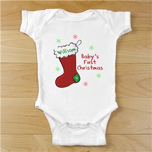 Personalized First Christmas Infant Apparel | Baby's First Christmas Gifts