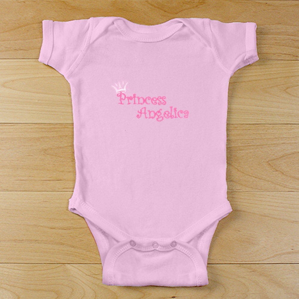 Personalized Princess Infant Bodysuit | Baby Gifts for Girls