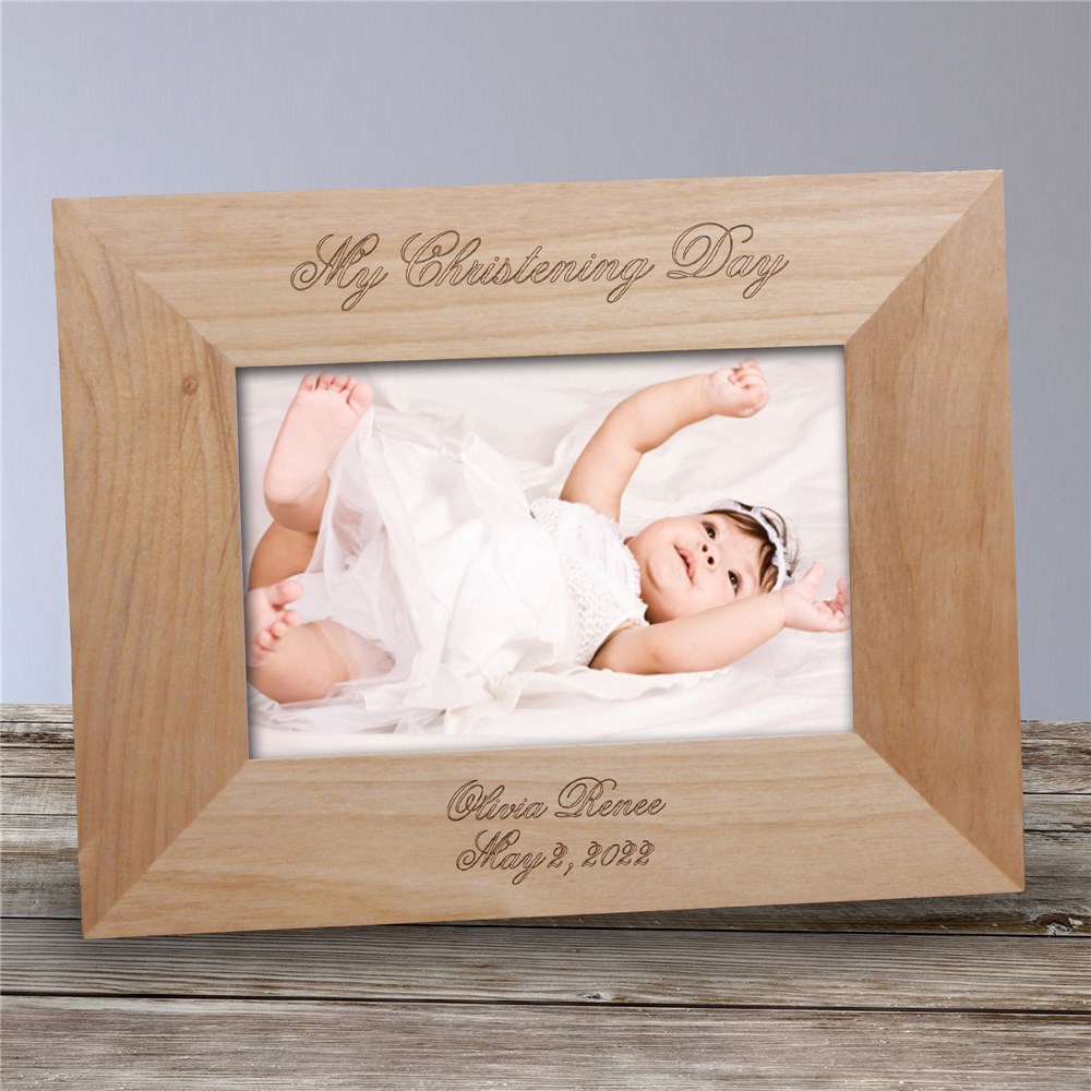 Customized My Christening Day Picture Frame GiftsForYouNow