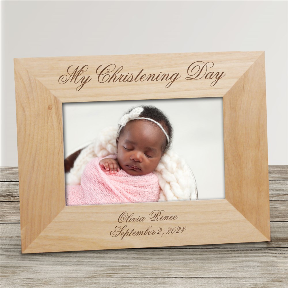 Customized My Christening Day Picture Frame GiftsForYouNow