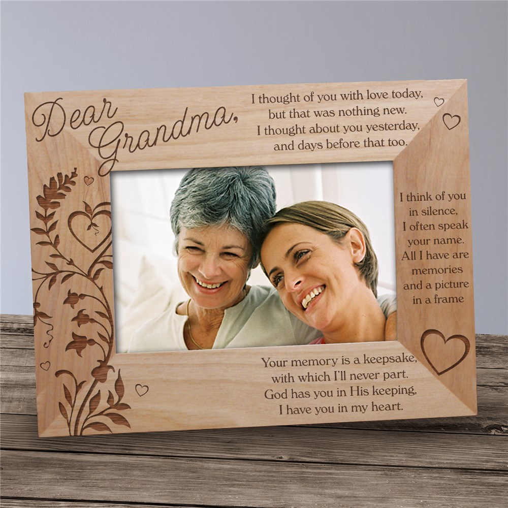 Engraved Your Memory Is A Keepsake Memorial Wood Picture Frame
