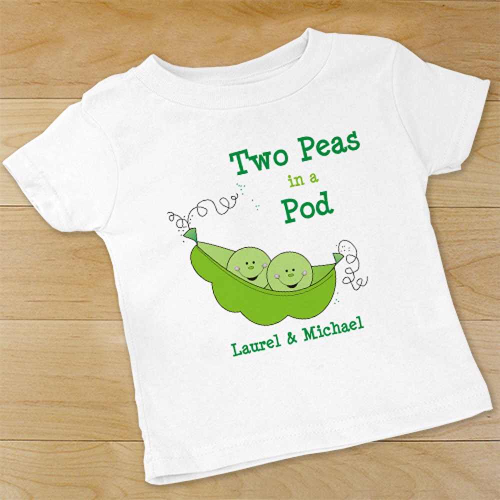 Two Peas in Pod Twin Baby Bodysuit | Twin Baby Bodysuits