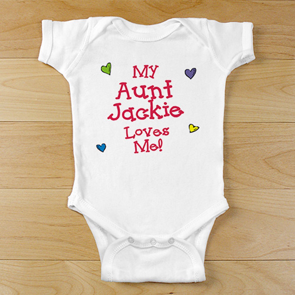Who Loves Me Personalized Infant Bodysuit | Personalized Baby Gifts