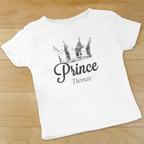 Personalized Royal Crown Infant Bodysuit GiftsForYouNow