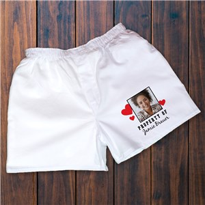 Property Of Photo Customizable Boxer Shorts