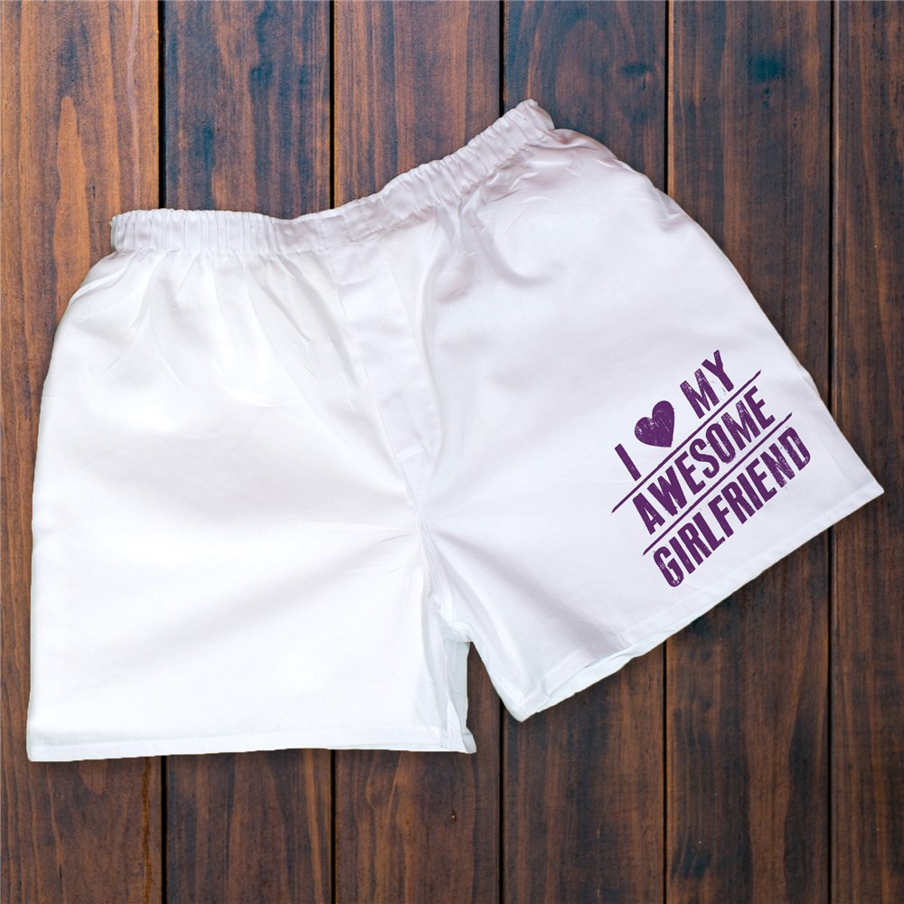 Romantic Personalized Boxer Shorts | Valentine Gift for Him