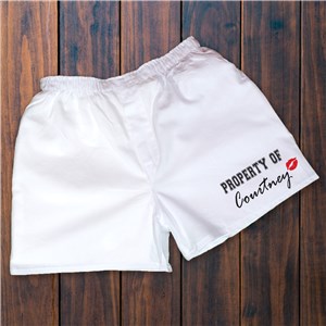 Personalized Property Of Boxers for Boyfriend