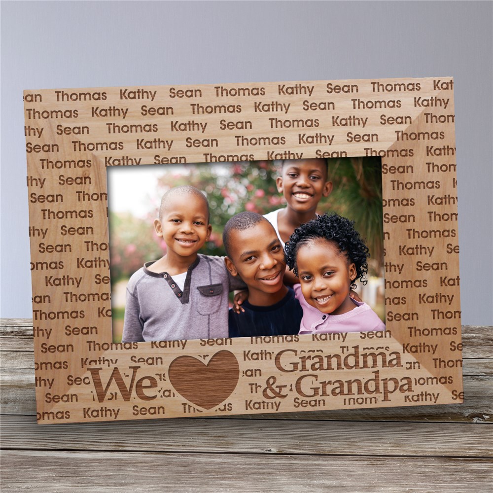 Personalized We Love Family Picture Frame | Personalized Picture Frames