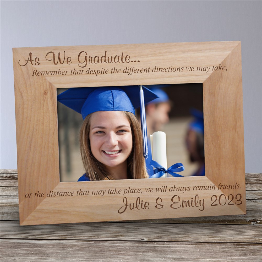 Engraved Grad Friends Picture Frame