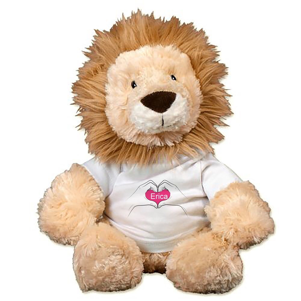 Personalized Hand Heart Tubby Wubbies Lion AU30864-8122