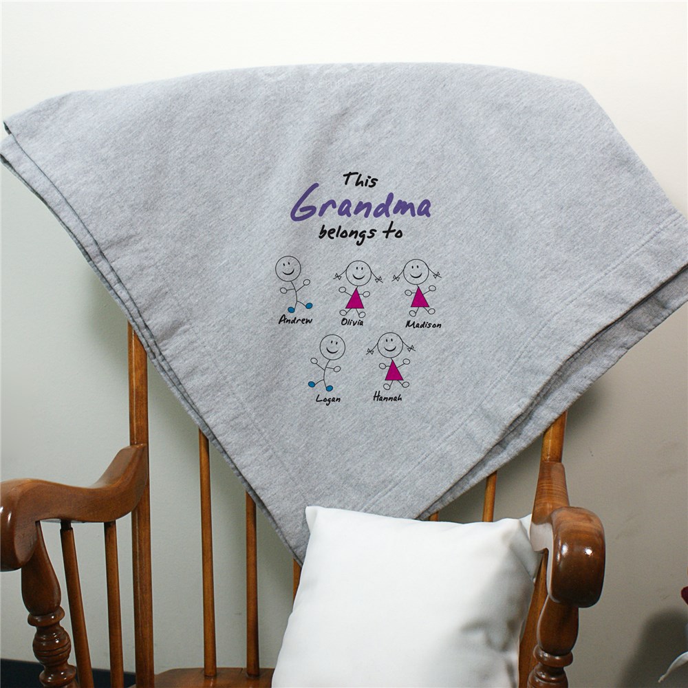 Personalized Belongs To Fleece Blanket GiftsForYouNow