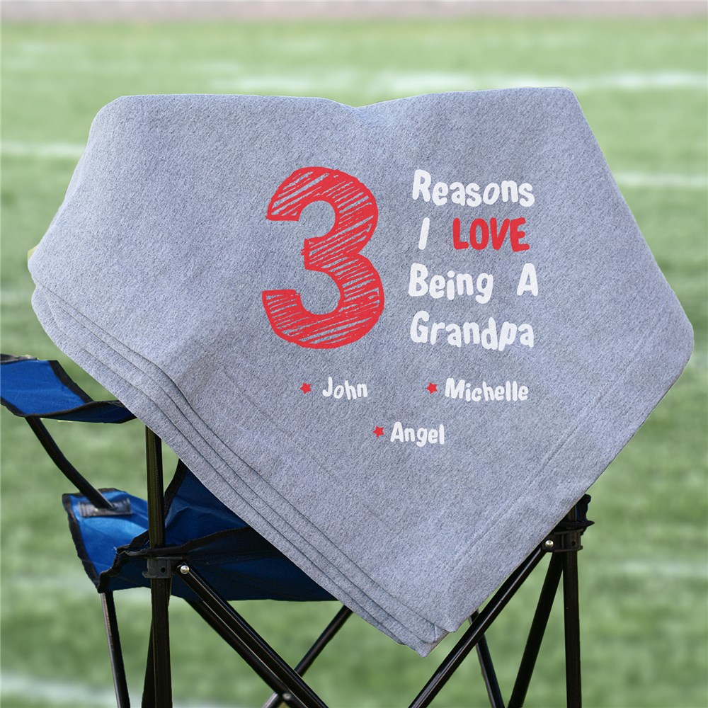 Personalized I Love My Children Stadium Blanket GiftsForYouNow