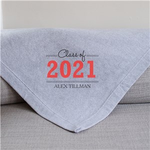 Personalized Graduation Fleece Blanket | Personalized Blankets
