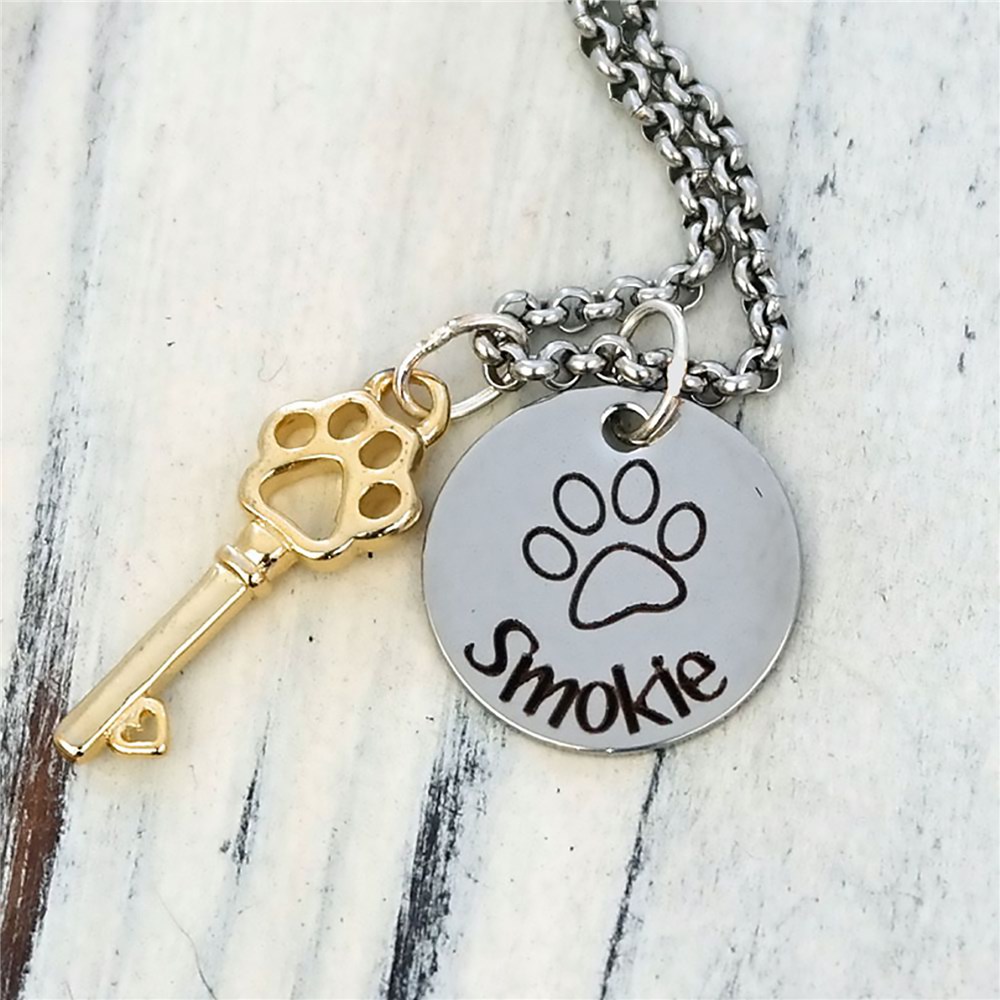 necklace with pet's name