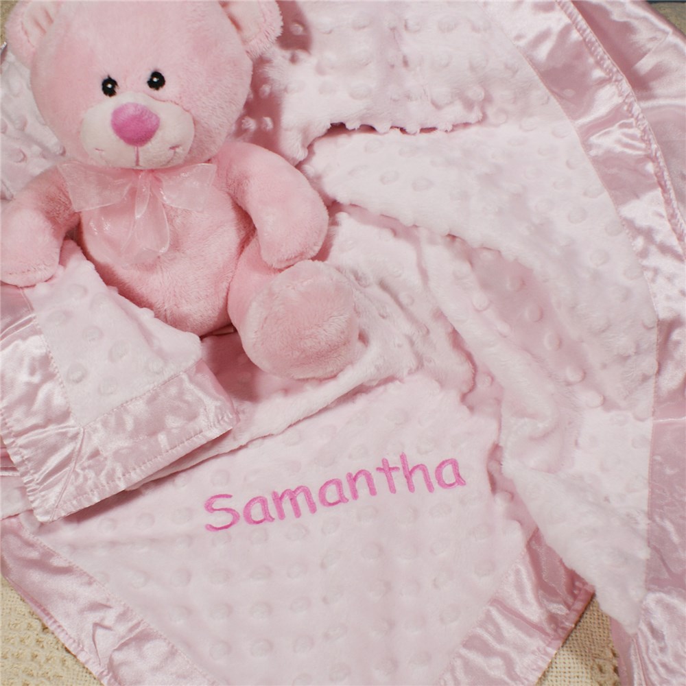 Personalized Cuddle Baby Fleece Blanket GiftsForYouNow