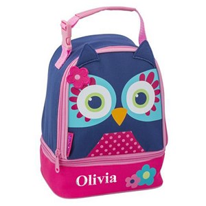 Personalized Blue Owl Lunch Pal