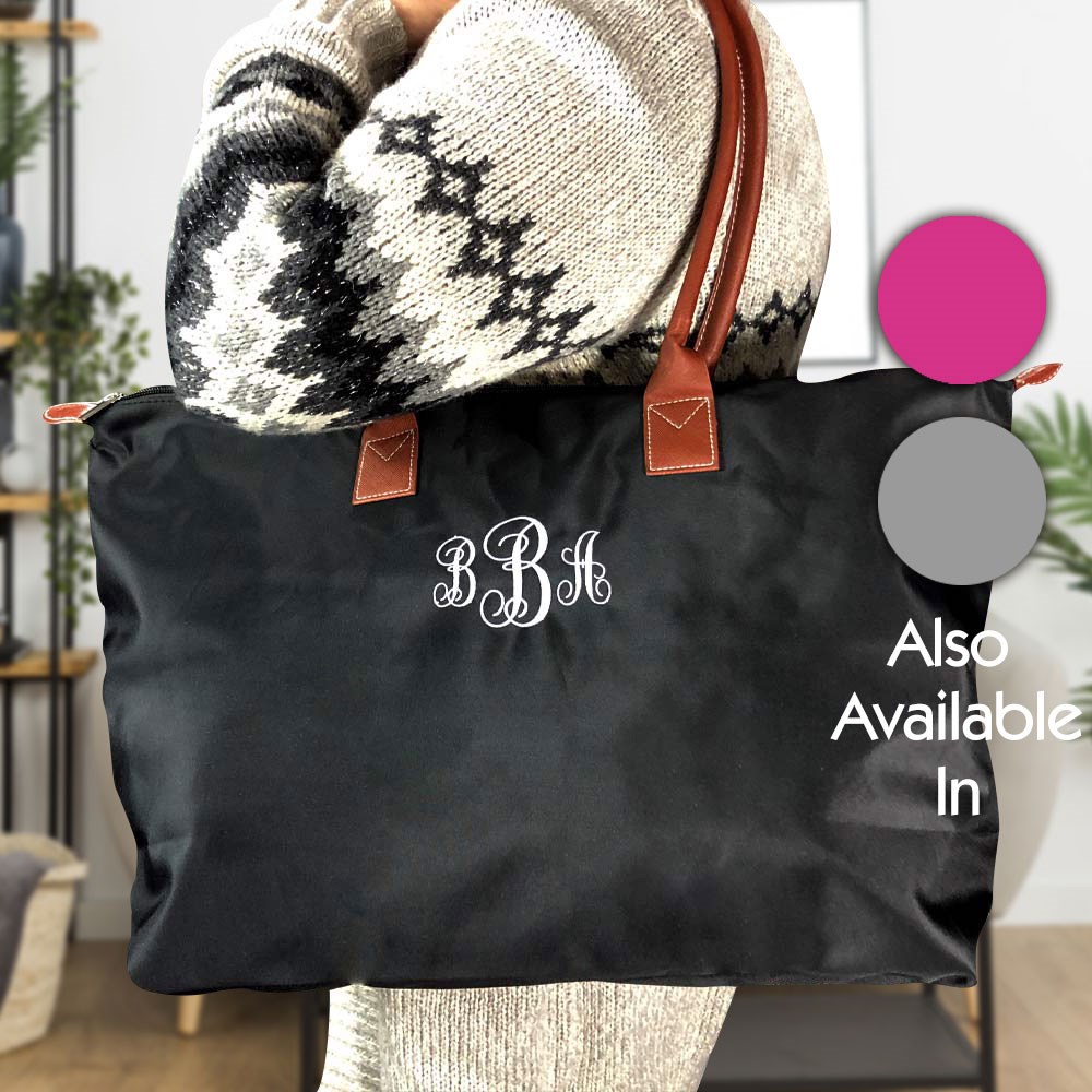 Embroidered Monogram Tote Bags | Monogrammed Tote Bags
