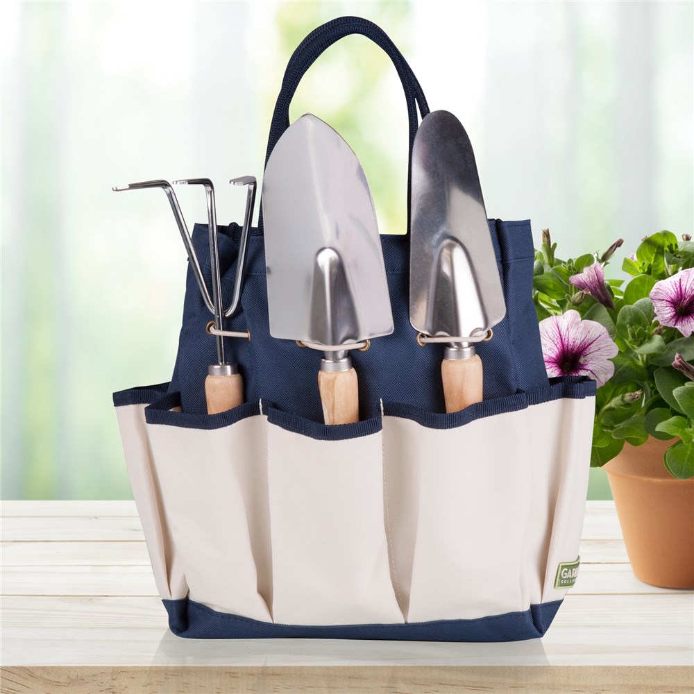 Personalized Garden Tote with Tools