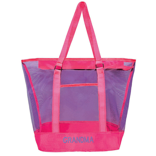 Personalized Mesh Tote | GiftsForYouNow.com