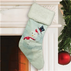 Snowman Winter Wonderland Stocking | Christmas Stockings